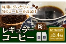 コーヒー 珈琲 粉 粉タイプ 定期便 6か月(計2.4kg) このみ珈琲《お申込み翌月から出荷》
