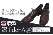 インソール 消臭 漆Ｉder A 黒 あらい有限会社《30日以内に順次出荷(土日祝除く)》 靴 消臭