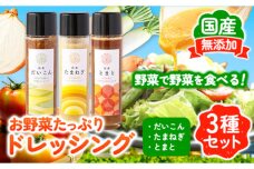 お野菜たっぷりのドレッシング3種セット 花田農園 《30営業日以内に出荷予定(土日祝除く)》