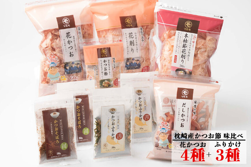 ふるさと納税 307 新型コロナ被害支援 鹿児島県 枕崎産 かつお節 だし 比べ 3種類 ふりかけ そぼろ 鹿児島県枕崎市 ふるさと納税の ふるさとぷらす