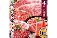 定期便4回配送　お肉とお魚のよくばり定期便　EE0-0001