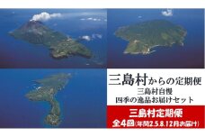 【ふるさと納税】【定期便/年4回お届け】三島村自慢四季の逸品お届けセット