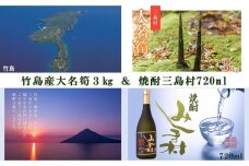  【2025年お届け】大名筍3kg（約11本）（竹島産）と焼酎みしま村720mlのセット