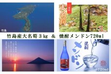  【2025年お届け】大名筍3kg（約11本）（竹島産）と焼酎メンドン720mlのセット